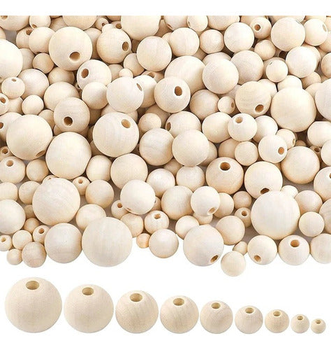 Wooden Balls / Spheres / Beads - 10mm - 50 Units 0