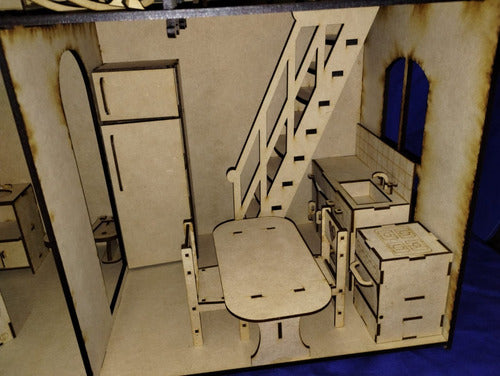 N.D.LASER Dollhouse - 5mm - 60 x 38 x 44 cm 4