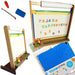 MPZR Magnetic Chalkboard Easel + Foam Figures for Kids 5