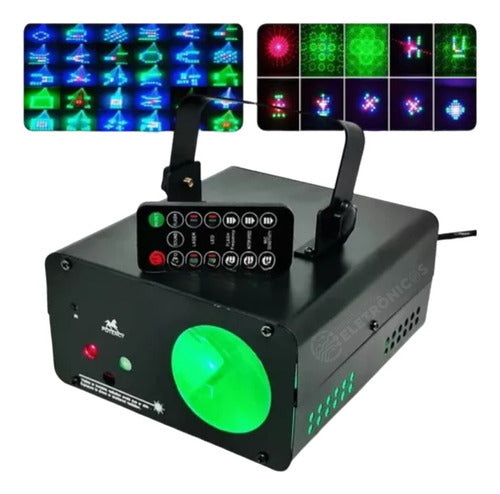 Canhão Laser Jogo De Luz Rgbw  Iluminação P/ Festa Tb1318 1