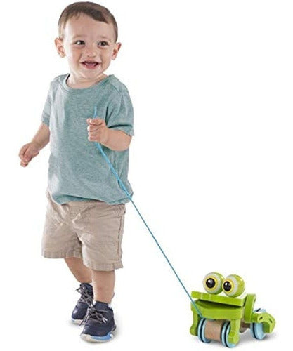 Melissa & Doug Pull-Along Pond Pals Frog 2