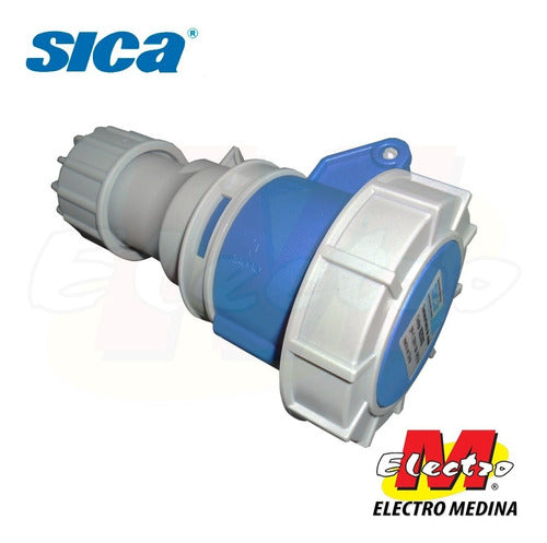 Female Connector Outlet 2P + T 32A IP67 Sica Electro Medina 0