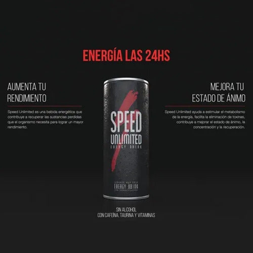 Speed Unlimited Energy Drink Pack X6 3