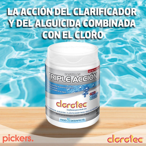 Clorotec Triple Action Tablet for Pools 10kg 4