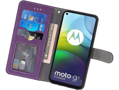 Asuwish Wallet Case for Moto G9 Power 2