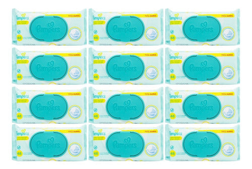 Pampers 12-Pack Newborn Baby Soft Wet Wipes Gentle 48 Units 0
