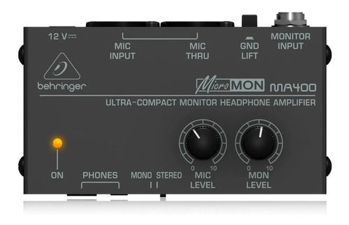 Behringer MA400 Monitor Studio Headphone Amplifier 0