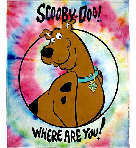 Intimo Scooby Doo ¿Dónde Estás? Manta Con Tacto De Seda Tie-Dye 0