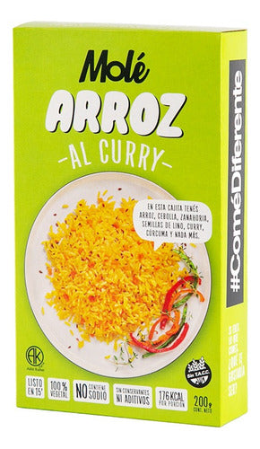 Easy Cooking Curry Rice X 200g - Molé 0
