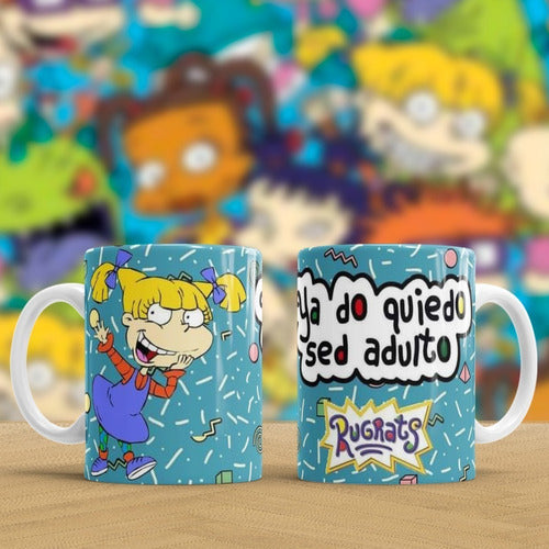 Kit Diseños Plantillas Tazas Rugrats Sublimación M1 3