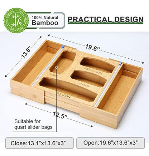 LANDNEOO Ziplock - Organizador De Almacenamiento De Bolsas 5