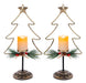 Candelabro Navideño Luces Batería 40cm Pack X 2 Unidades 0