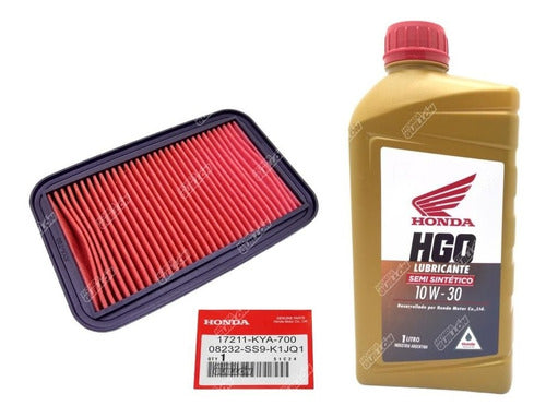 Kit Service Honda Glh 150 Aceite Semi Sintetico M1 0