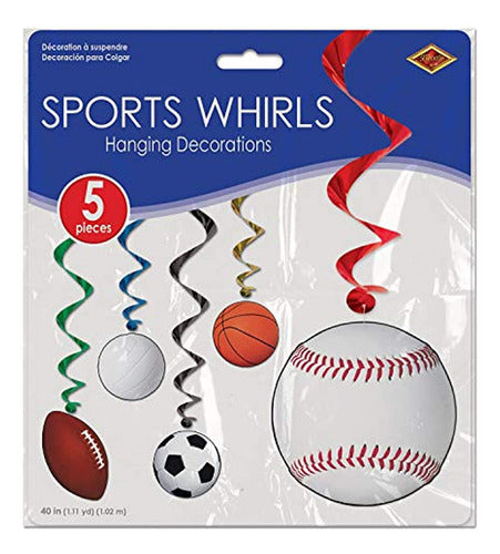 Beistle Deportes Whirls (5 / Pkg) 0