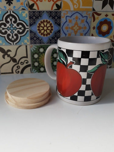 Pakape Wooden Lids for Mugs, Jars, Candles, and Diffusers 4