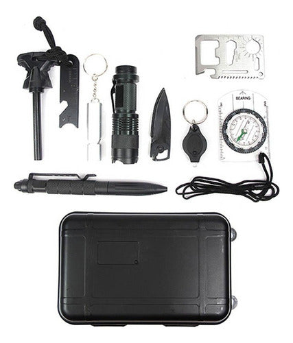 Gadnic Tactical Survival Kit 9 In 1 Plastic Box 0