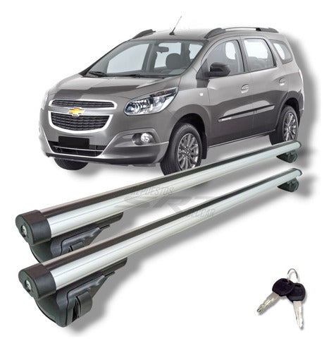 Protec Aluminum Roof Rack Bar for Chevrolet Spin 0