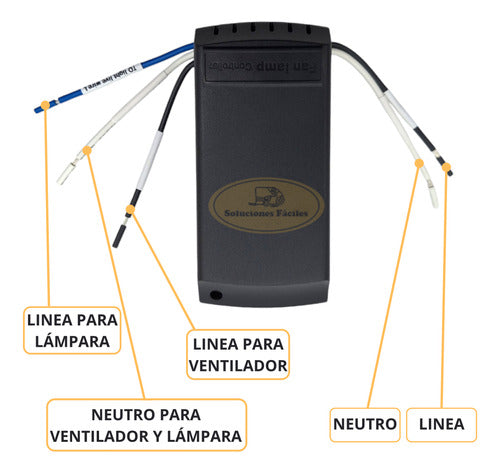 Conjunto Control Remoto Para Ventilador De Techo Alce 3