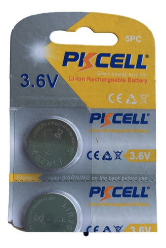 Pila Pkcell 2032 3.6 V Li-ion Recargable. 2