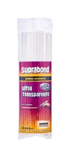 Barras Silicona Gruesas Ultra Transparentes Suprabond 17 Un. 0