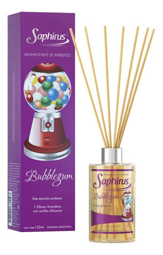 Saphirus Aromatic Diffuser with Reeds Pack of 3 Units 3