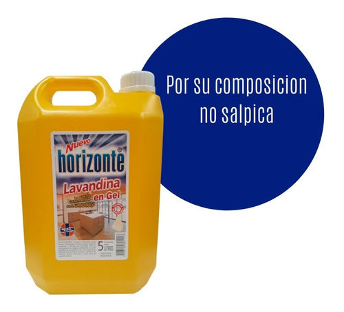 Horizonte Lavandina Gel Triple Acción X 5 L - Desengrasa-Desinfecta 4