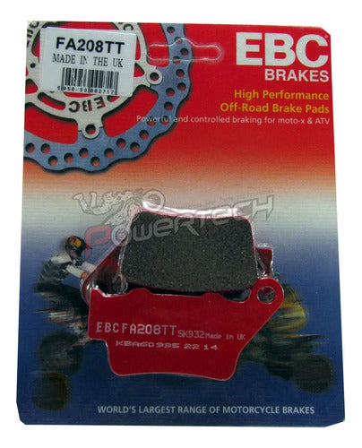 Factory Race Kit Disco Freno + EBC Rear Brake Pads for KTM Duke 1