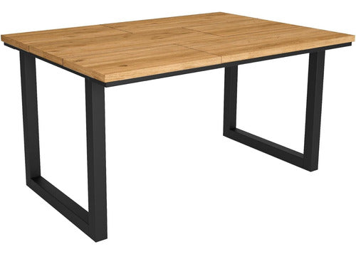 M3DGRUPOLATINA Industrial Style Fixed Dining Table 120x80x75 0