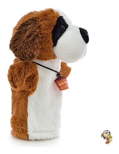 Títere Perro De Peluche San Bernardo Original Importado Cute 3