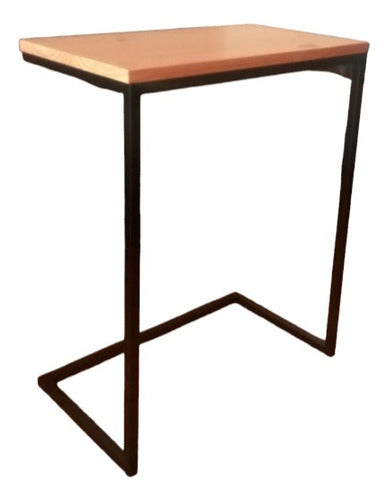 Herreria Don Vitto Classic Iron and Wood Side Table 0