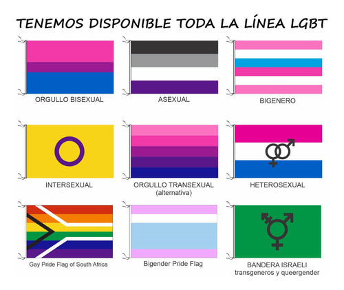 Bandera Intersexual Lgbt 70 X 120cm 5