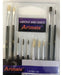 Set of 10 Assorted Round/Flat Paint Brushes in Plastic Case 1