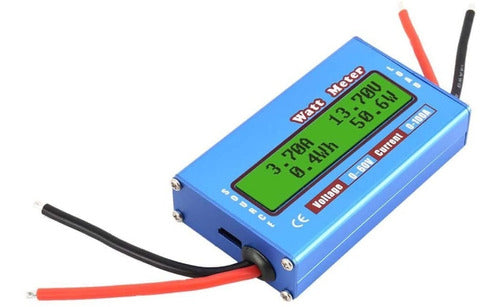 THETHAN Power Meter Ammeter 60V 100A Watts Measurement Tool 0