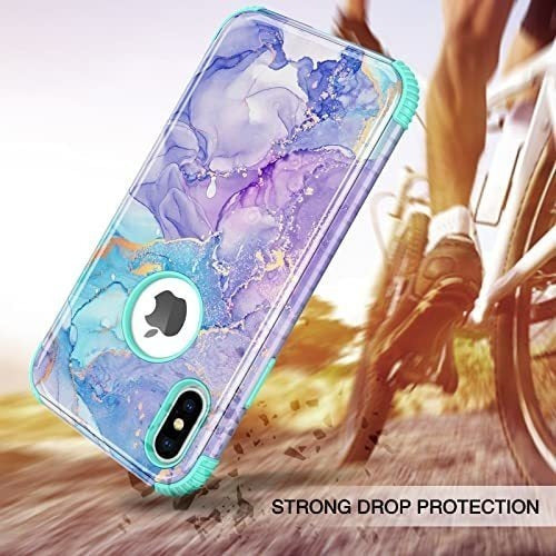 Bentoben Funda Resistente Para iPhone X/Xs 2