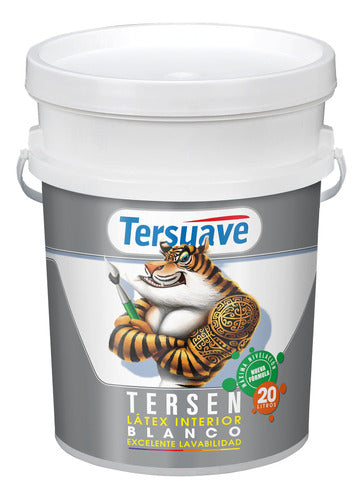 Pintura Latex  Blanco Tersen Tersuave 10 Lts En Coronado 0