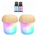 Set X2 Humidificador Difusor Perfumador Ambiente + 2 Aceites 0