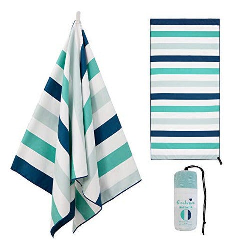 Exclusivo Mezcla Large Microfiber Beach Towel - Pack of 4 2