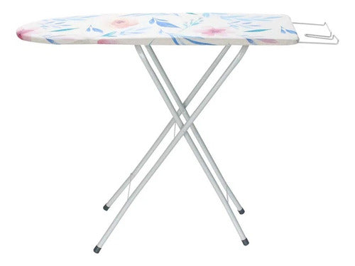 Adjustable Metal Ironing Board 91x30cm with Iron Rest 1