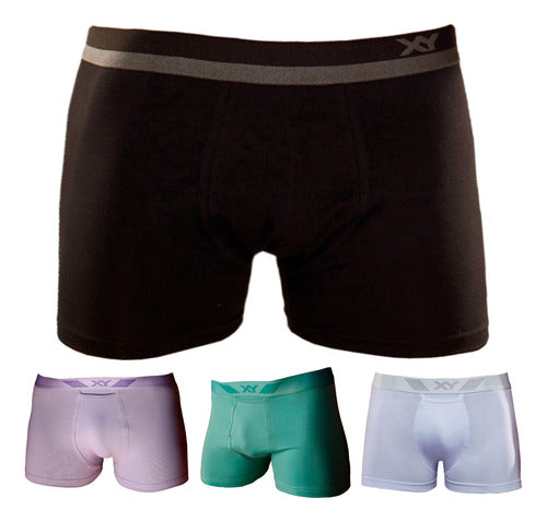 G3 Pack X6 Solid Boxer Shorts 0