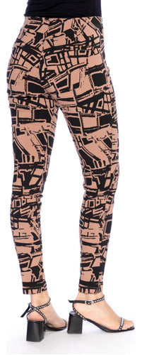 Exclusively Printed Skinny Leggings for Women - Asterisco Rosario Collection 3