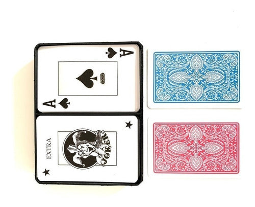 Cartas Naipes De Poker Hachazo X 54 Plastificados Estuche X2 4