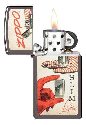 Encendedor Zippo Original 48396 Retro Poster Microcentro 1