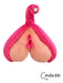 Fabric Handcrafted Fabric Vulva with Removable Clitoris 3