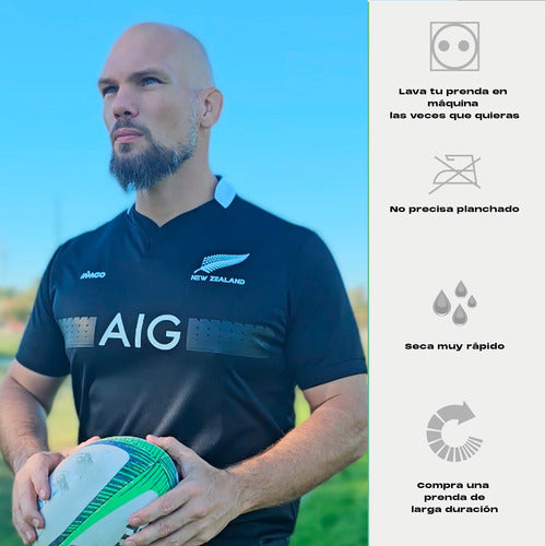 Imago Deportes New Zealand Rugby Jersey Nueva Zelanda Imago Mundial 5