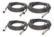 Tododj Pack 4 Microphone Cable DMX 20 Meters Canon 0