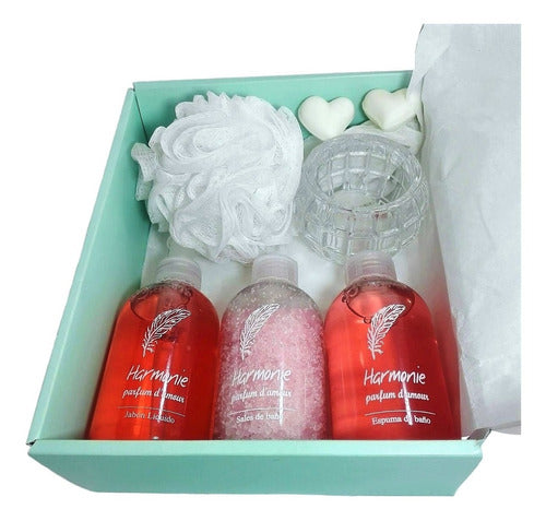 Relaxation Spa Box Gift Set with Rose Aroma - Experience Pure Bliss - Kit Relax Caja Regalo Box Spa Rosas Set Zen Aroma N61 Relax