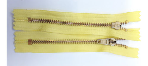 Reinforced Zippers Mgc59 Brass 14cm X50 Units 7