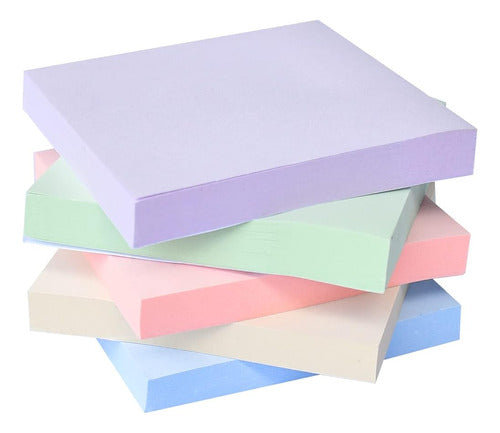 Navrex Sticky Notes 5 Blocs 3x3 Self-Stick Notes, 5 Colores 0