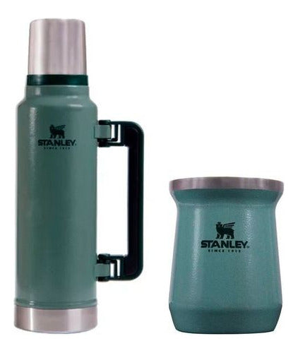 Stanley Mate Set + 1.4 Liters Original Thermos with Cebador Cap 0