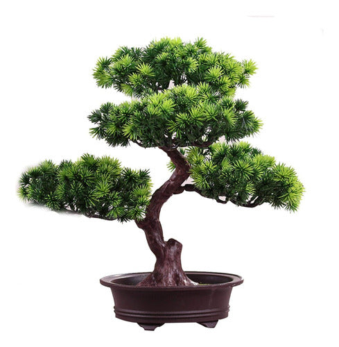 Tookie Árbol Bonsái Artificial, Planta Maceta Pino Simulación, Zen 0